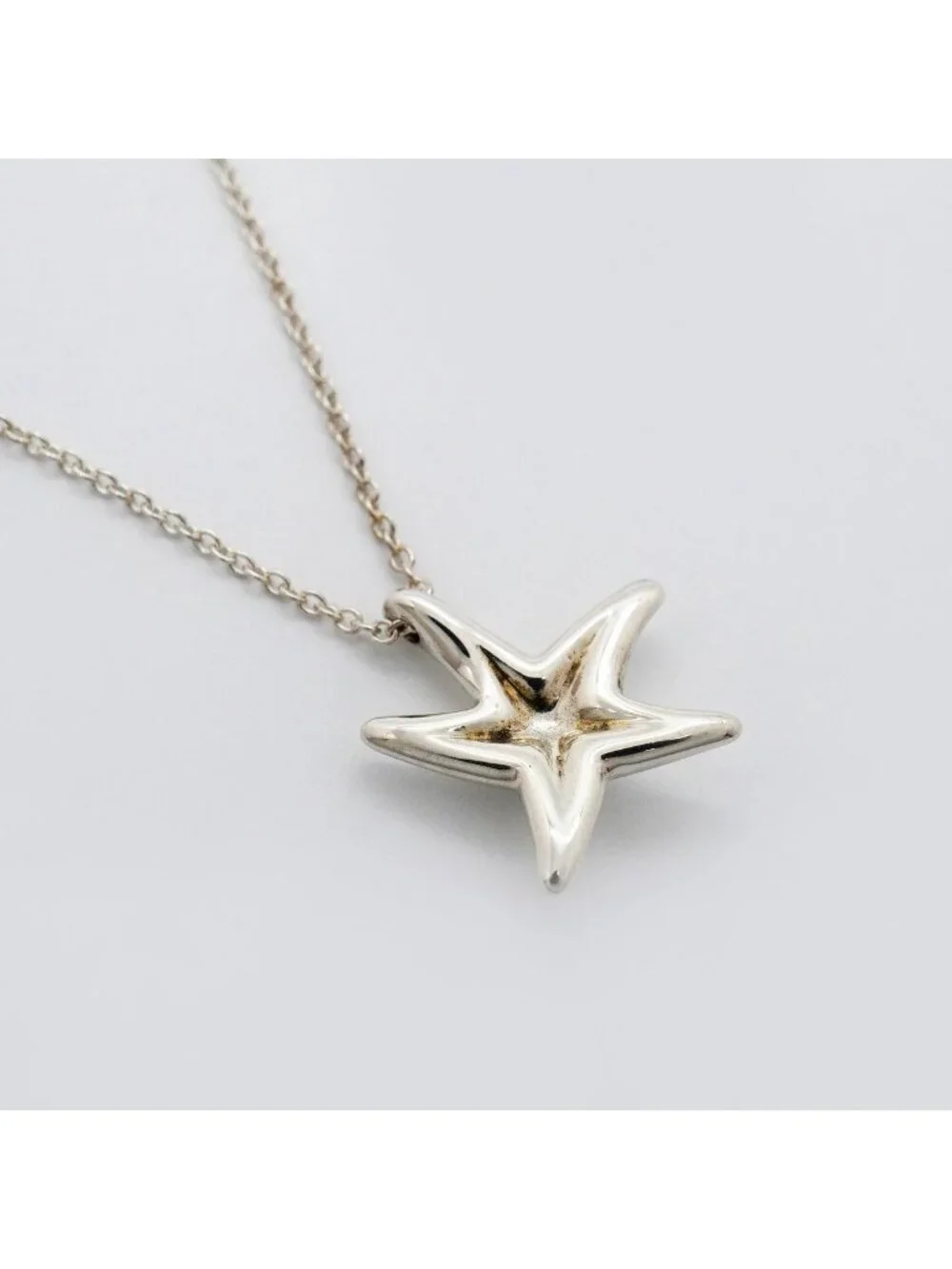 Tiffany & Co Necklace Star Fish Silver
